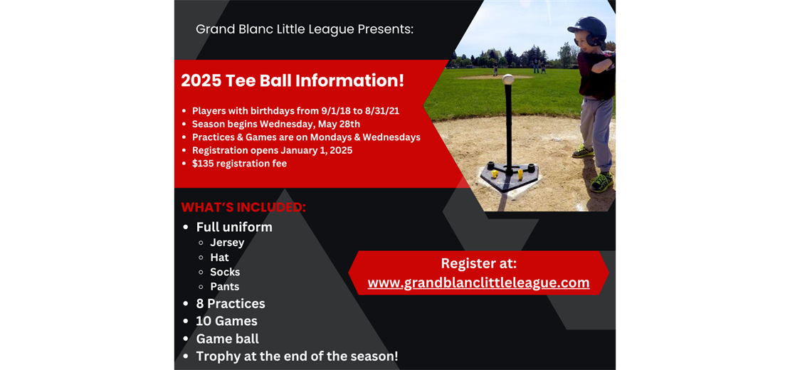 2025 Tee Ball Info!