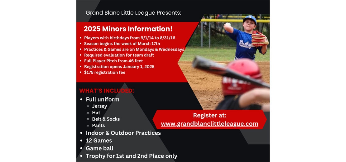 2025 Minors Info!